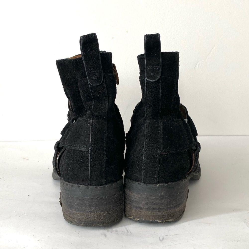 Gentle Souls by Kenneth Cole Women’s Binta Suede Leather Shoes US 7 Biker Boho - Picture 11 of 14